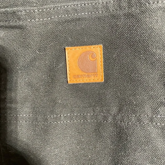 CARHARTT Mens LOOSE FIT WASHED DUCK FLANNEL-LINED UTILITY WORK PANT Size… - Picture 4 of 9